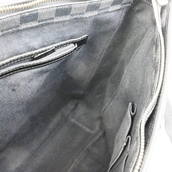 LOUIS VUITTON Tadao 2Way Shoulder Hand Bag Damier Graphite BK N51192 10ED499 - Picture 2 of 16